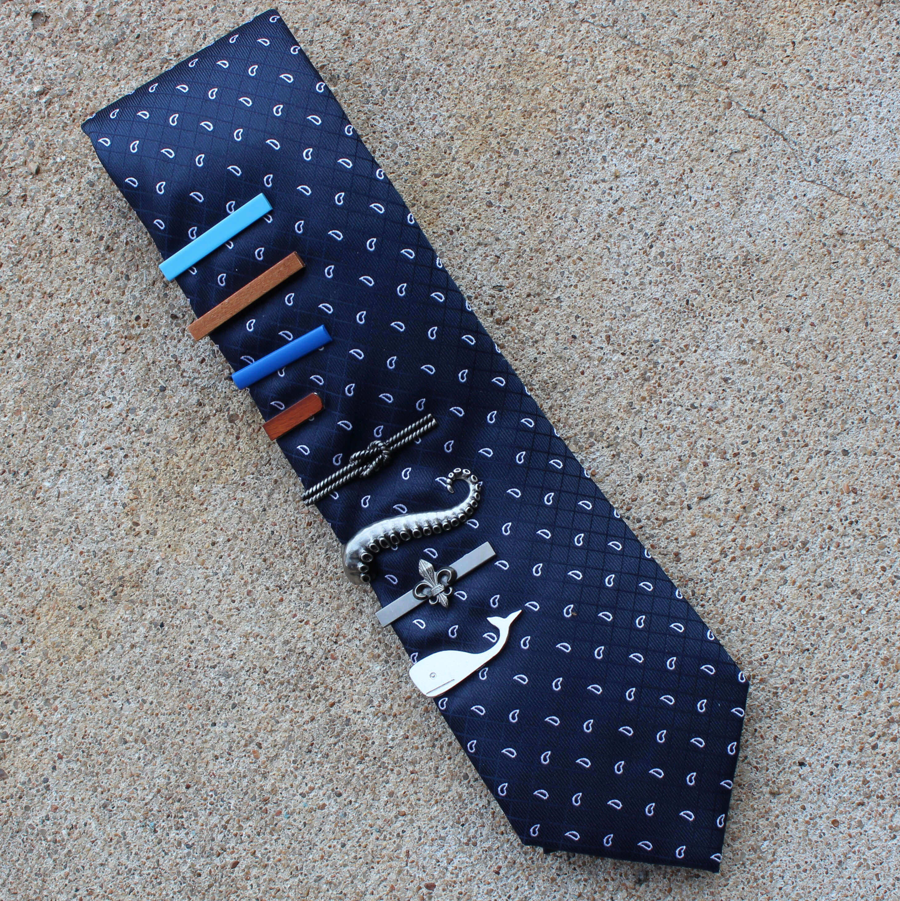 Leopard Unique Tie Clasps & Tacks RooZee Tie Clip Tie Bar Tie Pin Made in Japan 